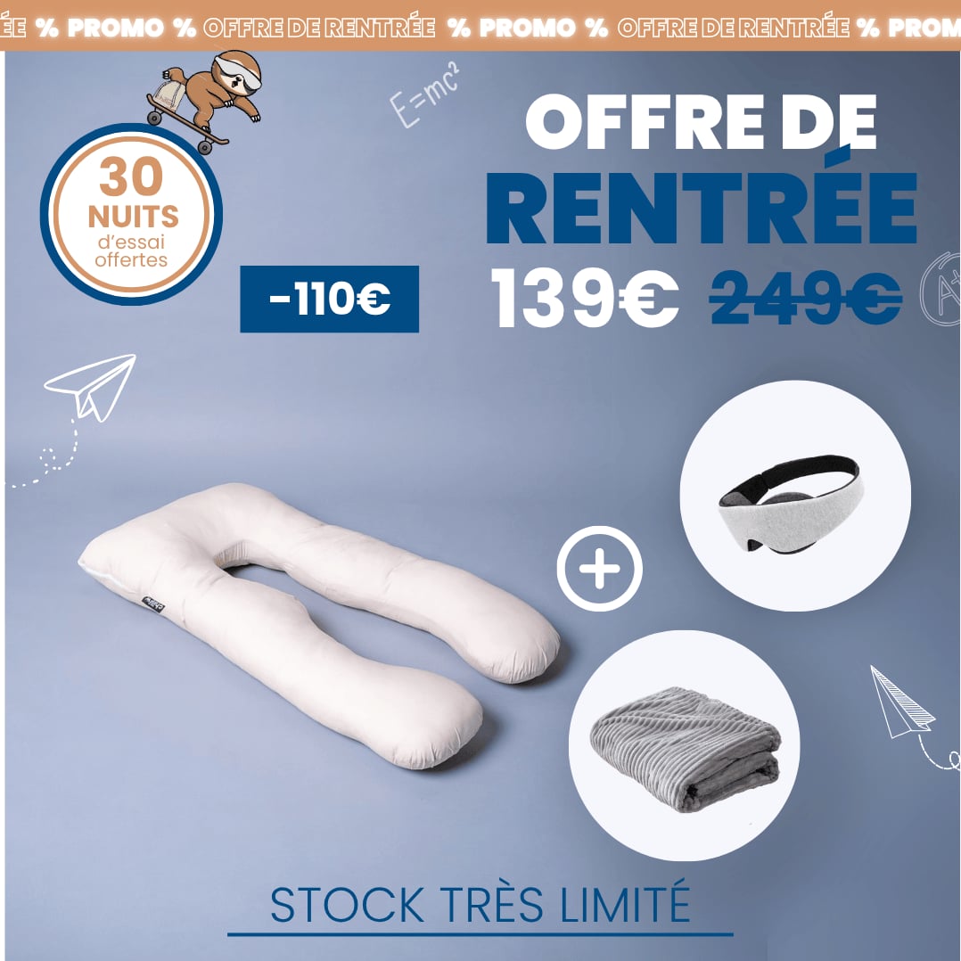 Coussin ergonomique : dormez sans douleurs grâce au format en U