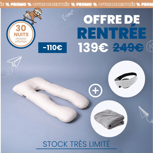 Coussin ergonomique : dormez sans douleurs grâce au format en U