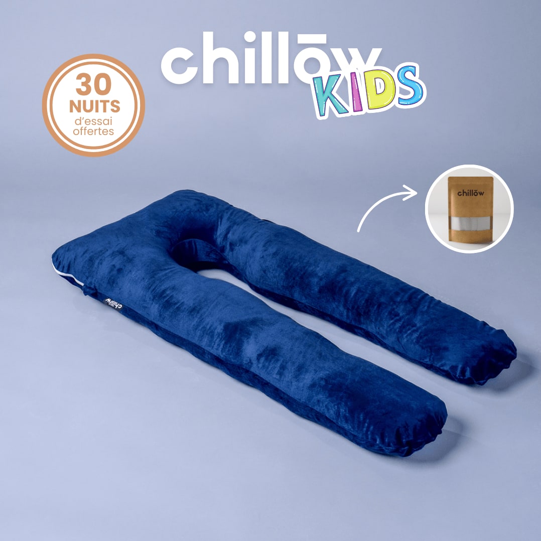 Housse Kids - Velours (Bleu)